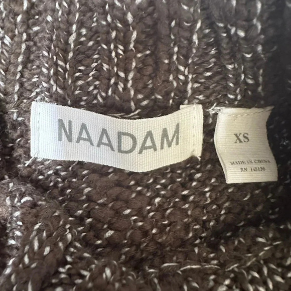 Naadam Sweater Vest Tank Marled Olive Green Women’s Knit - Picture 9 of 10